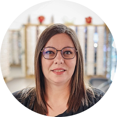 Circle Cutout Of Havre Optometric Clinic Team Member Amanda Vandegenachte