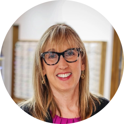 Circle Cutout Of Havre Optometric Clinic Team Member Cathee Litzinger