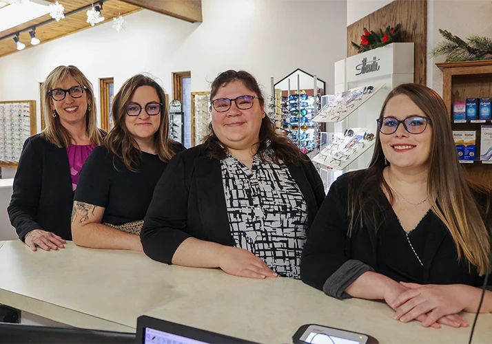 Team Members Cathee Litzinger, Heather McMaster, Mersades Lodge, And Teresa Martinez