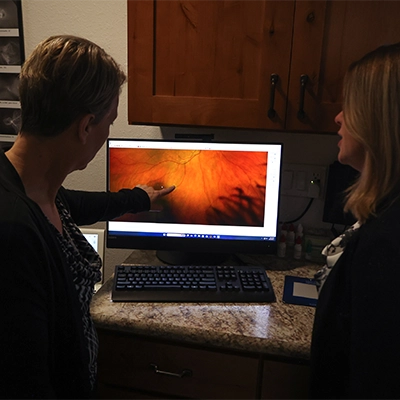 Advanced Eye Scan Results On Computer