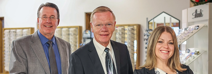 Gary M. Stremcha, Larry G. Obie, and Lindsey Wilson Standing Shoulder To Shoulder